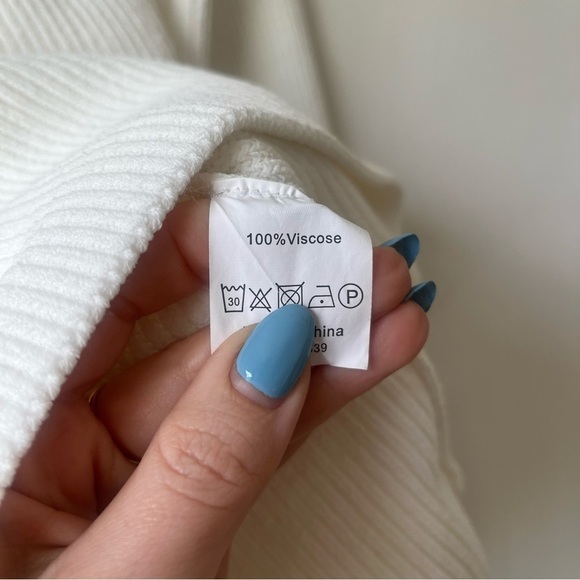 Petal & Pup Aquerelle White Stretch Knit Sweater 12 - Picture 5 of 16